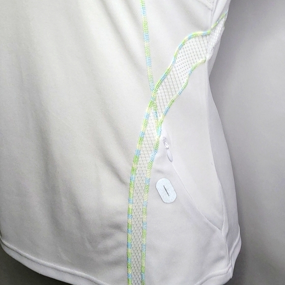FILA SPORT ▪︎ WOMEN'S WHITE ATHLETIC TOP ▪︎ SIZE M - Picture 4 of 9